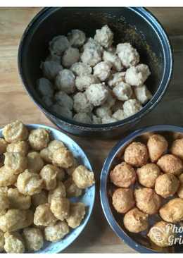 1 resep 3 jenis : Bakso, Bakso Goreng, Bakso Goreng Kopong