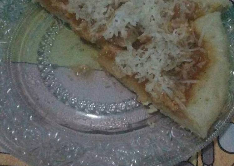 gambar untuk resep makanan Pizza teflon,,,#beranibaking