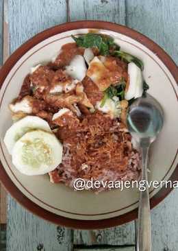 Nasi Pecel Beras Merah