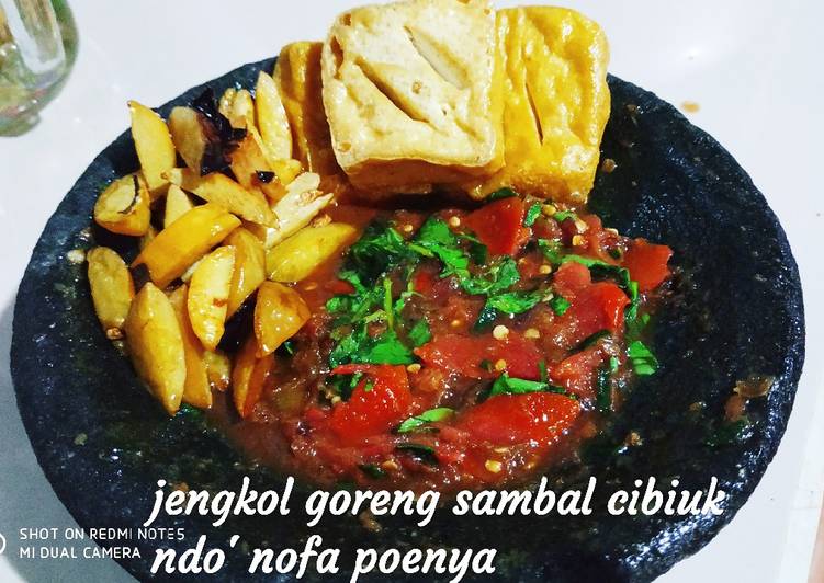 Jengkol goreng sambal cibiuk foto resep utama