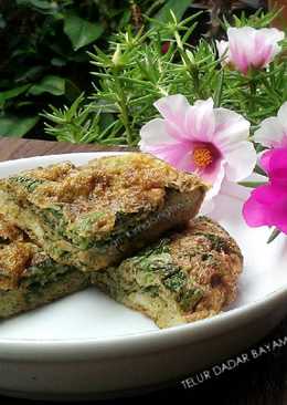 Telur Dadar Bayam
