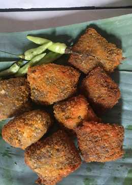 Nugget ontong (bunga pisang kepok)