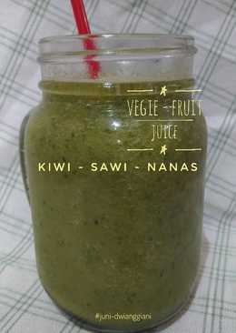 Jus KSN : Kiwi Sawi Nanas