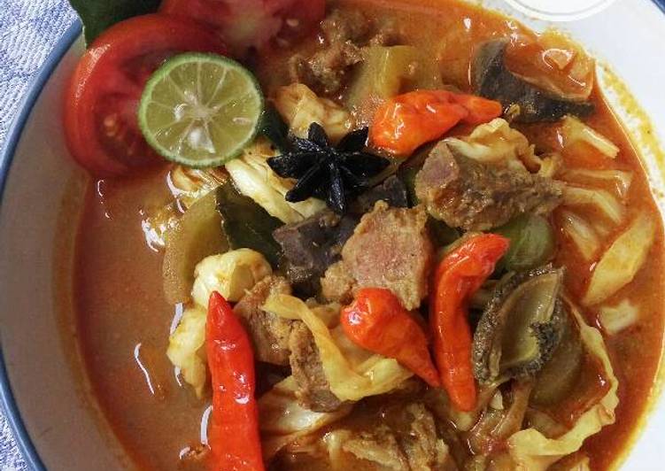 resep lengkap untuk Tongseng Kambing