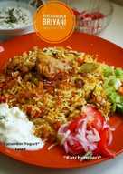 Nasi Briyani Ayam Mudah (Hydrabad Style)