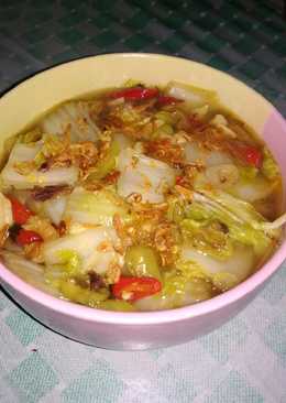 Tumis sawi putih