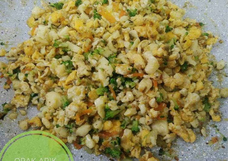 resep makanan Resep MPASI 10m+ - Orak Arik Sayur