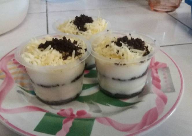 Hasil gambar untuk cheese cake lumer toping blueberry