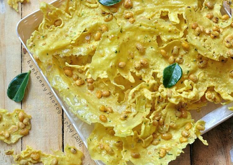 resep makanan Rempeyek Kacang Kedelai Renyah Kriuk