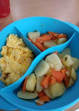 Tumis Wortel Kentang + Scrambled Egg