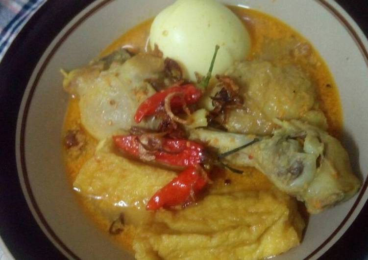 Resep Kari ayam tahu telor By Dewi Rita