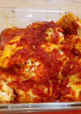 Telor goreng sambel balado pedas