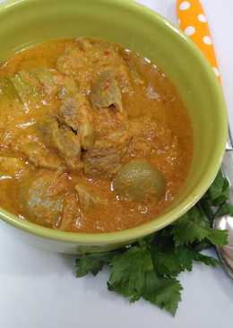 Kalio Daging plus jengkol simpel