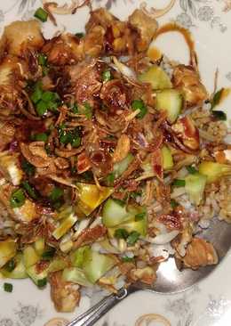 Nasi lengko (khas Cirebon)