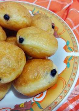 Donat isi selai blueberry