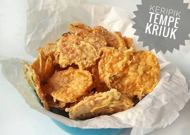 gambar untuk resep makanan Keripik Tempe #pr_cemilankriuk