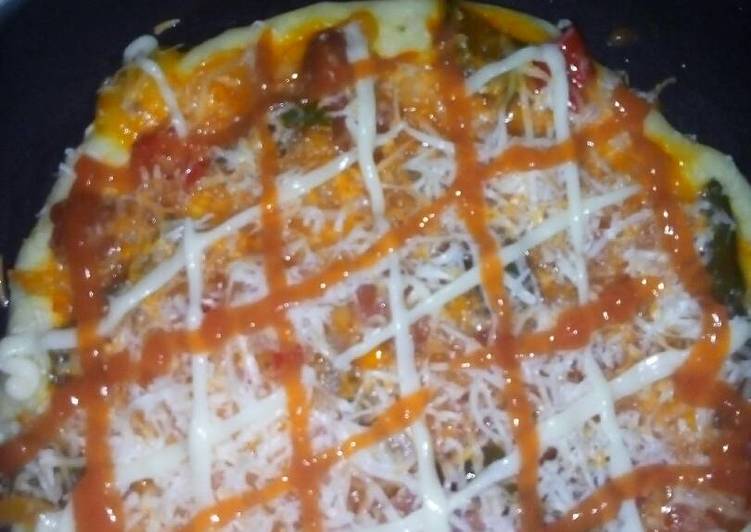 gambar untuk cara membuat Pizza crispy teflon??