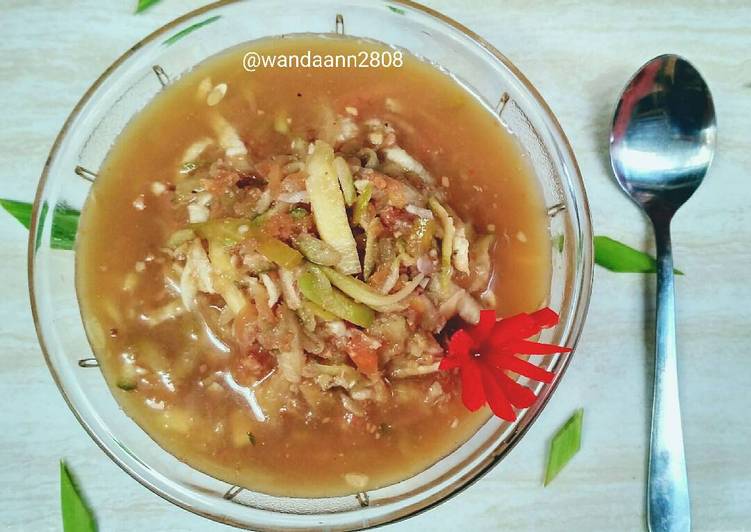 resep makanan Rujak Gobet Malang (Rujak Serut)