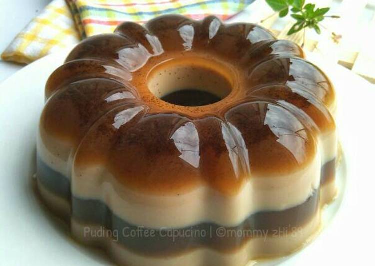 resep Puding Coffee Cappucino