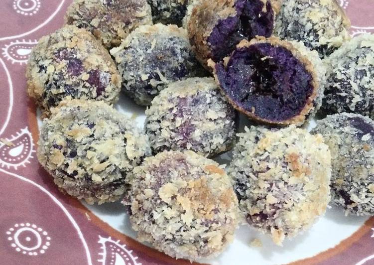 resep Kroket ubi ungu