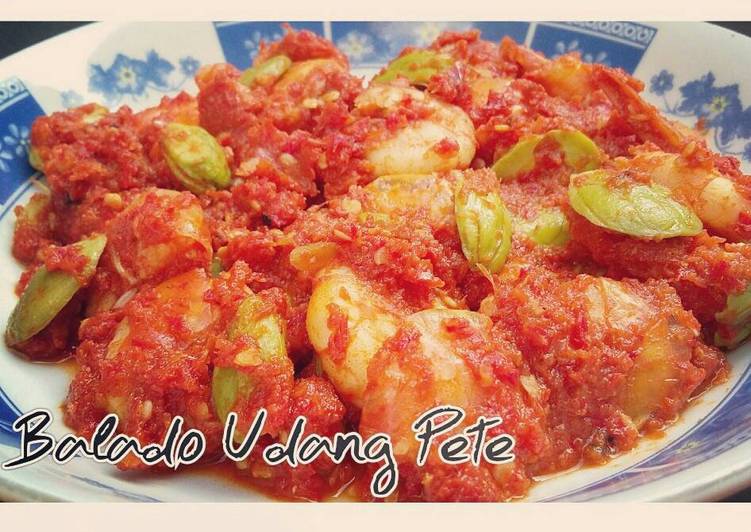 gambar untuk resep makanan Balado udang Petai