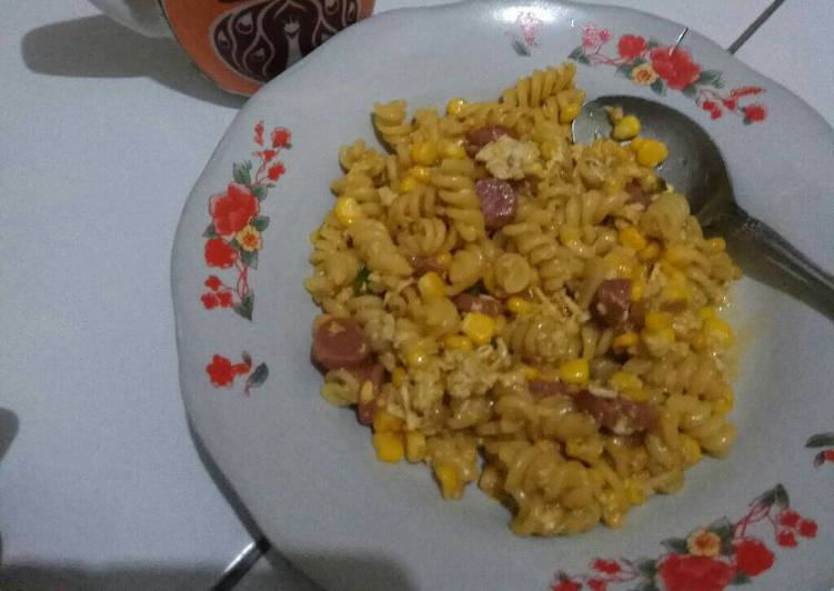 gambar untuk resep Makaroni spiral ala Kos Jihan