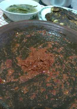 Sambal mentah ala ayam goreng kartini