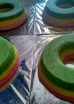 Rainbow cake harum,lembut dan super iritðŸ˜‹