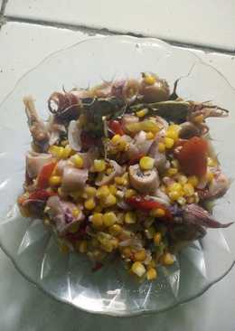 Oseng cumi asin jagung manis