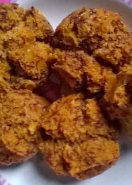 Bolu kukus pisang mekar sempurna