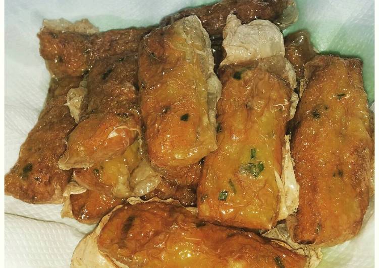 gambar untuk cara membuat Lumpia udang kulit tahu sedap nikmat