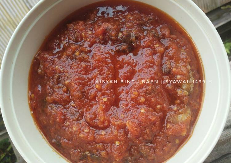 resep lengkap untuk Sambel Goreng Hati