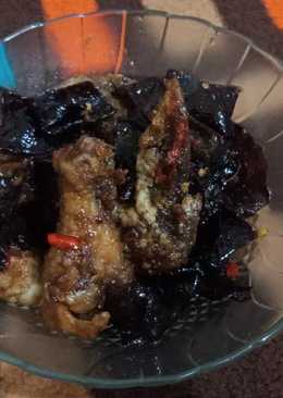 Oseng Jamur Kuping + Ayam