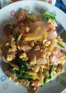 Seblak goreng baso