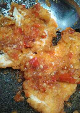 Ayam geprek tepung