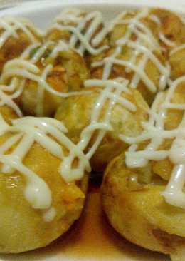 Takoyaki Sayuran Sehat (Okonomiyaki Bola)