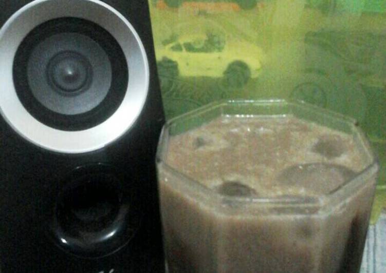 resep Banana Choco Oreo Smoothies