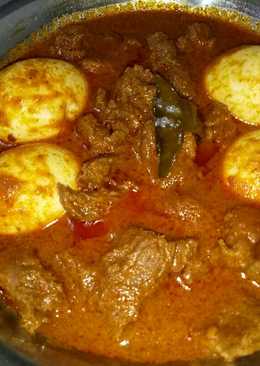 Rendang Daging Sapi & Telur (Simple Way)