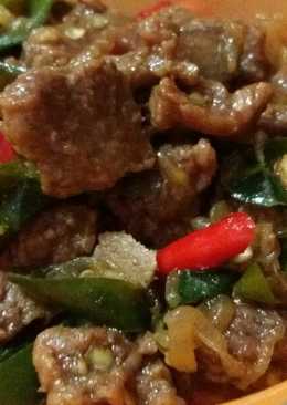 Tumis Daging Cabe Ijo