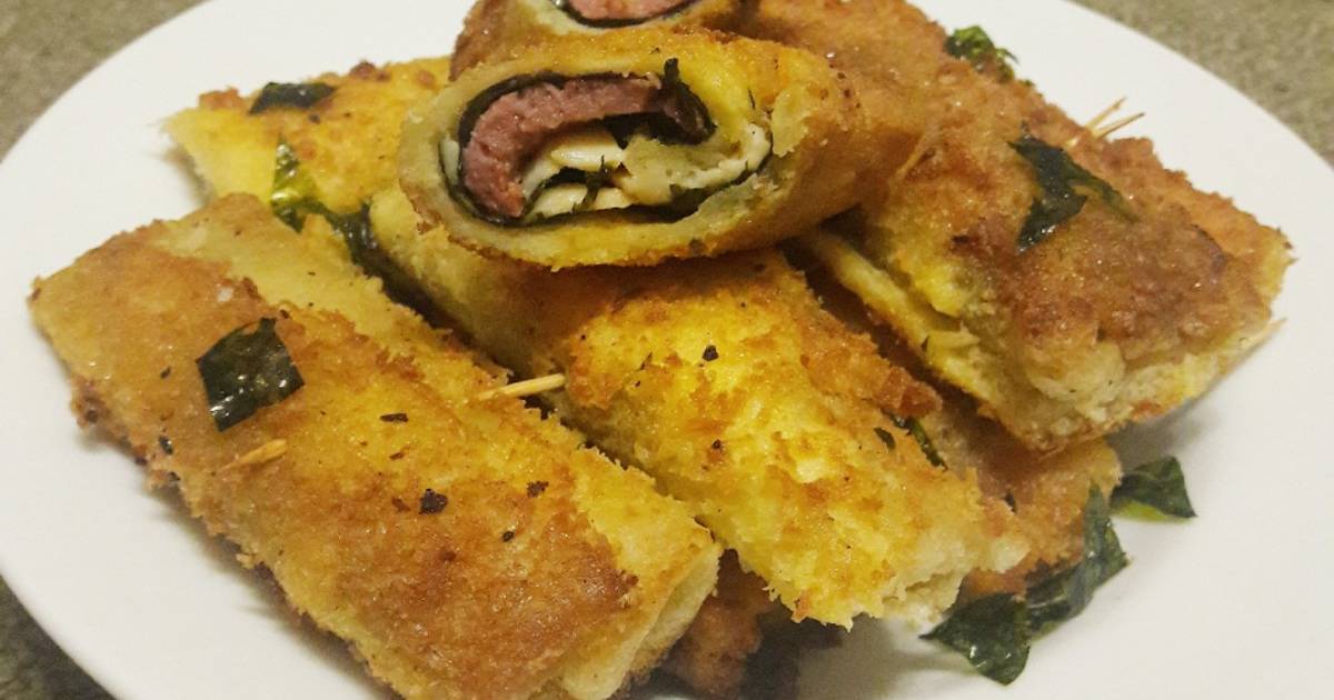 17 resep roti  goreng  isi  smoked beef keju  telur enak dan 