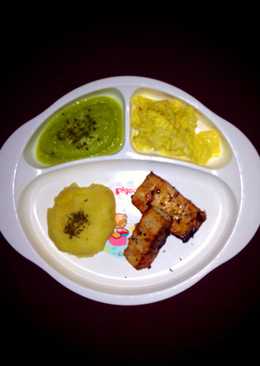 Grilled gindara with avocado sauce