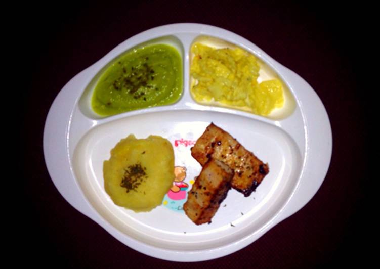 gambar untuk cara membuat Grilled gindara with avocado sauce