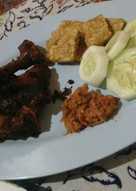 Ayam Gepuk n Sambal setan simple