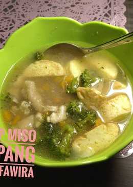 Sup/sop miso jepang mudah