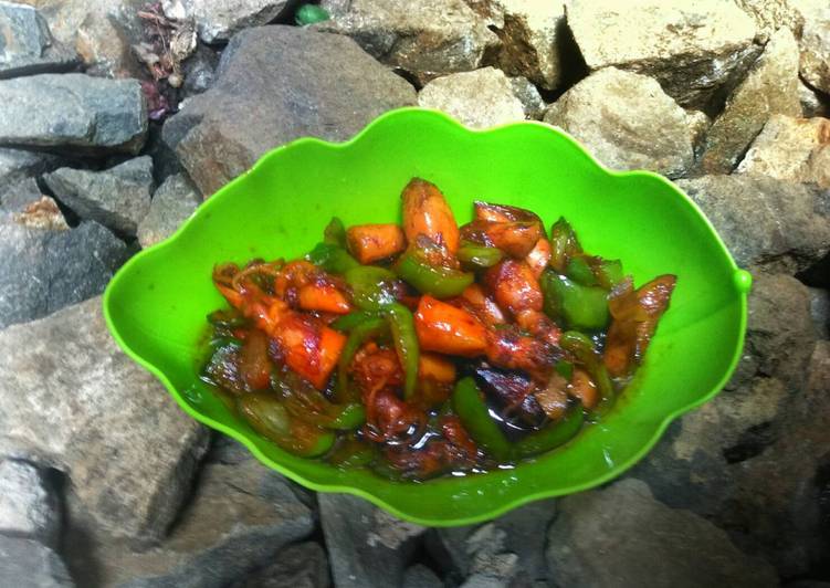 resep masakan Ikan cumi asin pedas