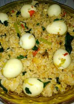 Nasi goreng telur puyuh