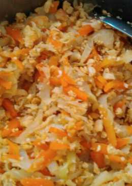 Orak arik kubis wortel