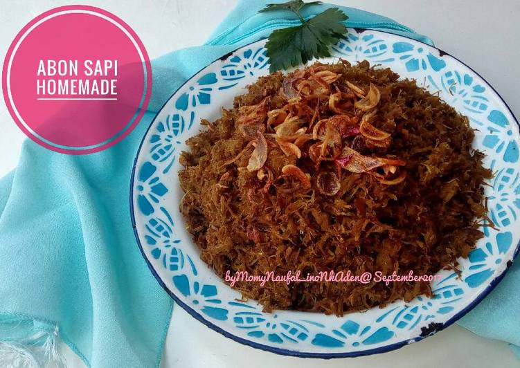 gambar untuk cara membuat Abon sapi homemade no goreng no oven