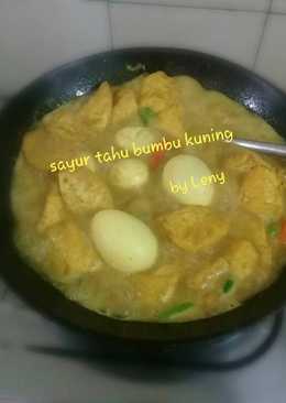 Sayur tahu bumbu kuning