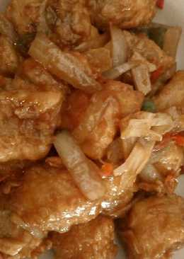 Gurame tepung saus teriyaki